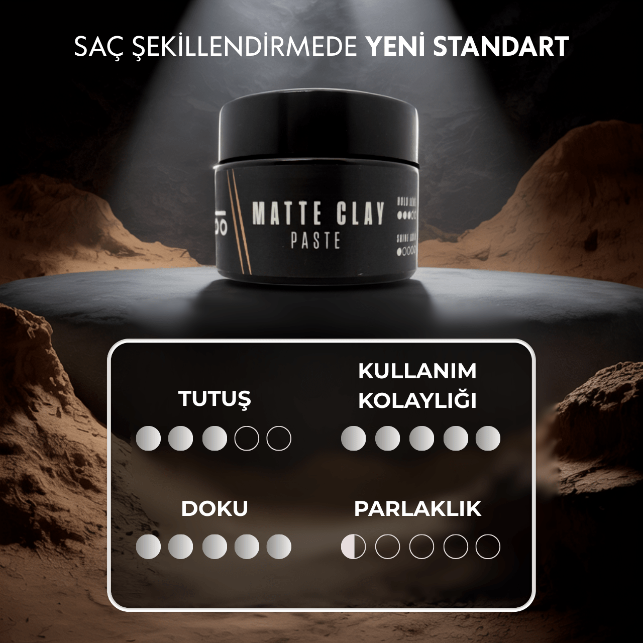 Matte Clay Paste (Kil Mat Wax) - Beyoo